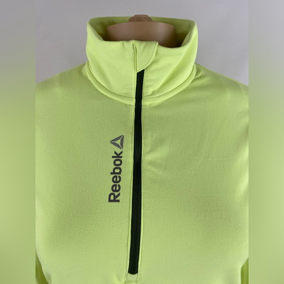 Reebok Women's Running Pullover L/S Shirt, Size Small, (Bright Yellowish-Green) - Picture 2 of 14